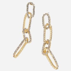 Frasier Sterling 14K Plated CZ Full Stop Earrings New